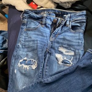 jean with holes